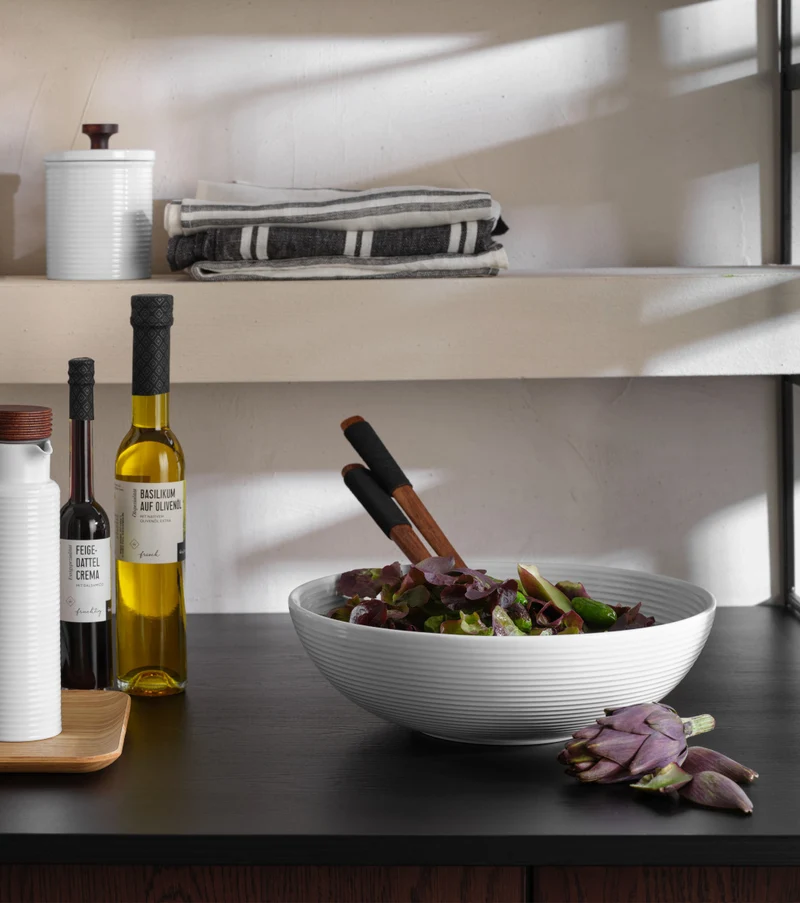 ASA kitchen'art Essig- und Ölflasche weiß 22 cm