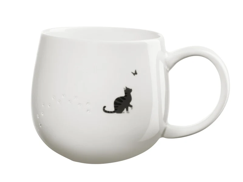 ASA magu Henkelbecher Cat weiß 0,4l