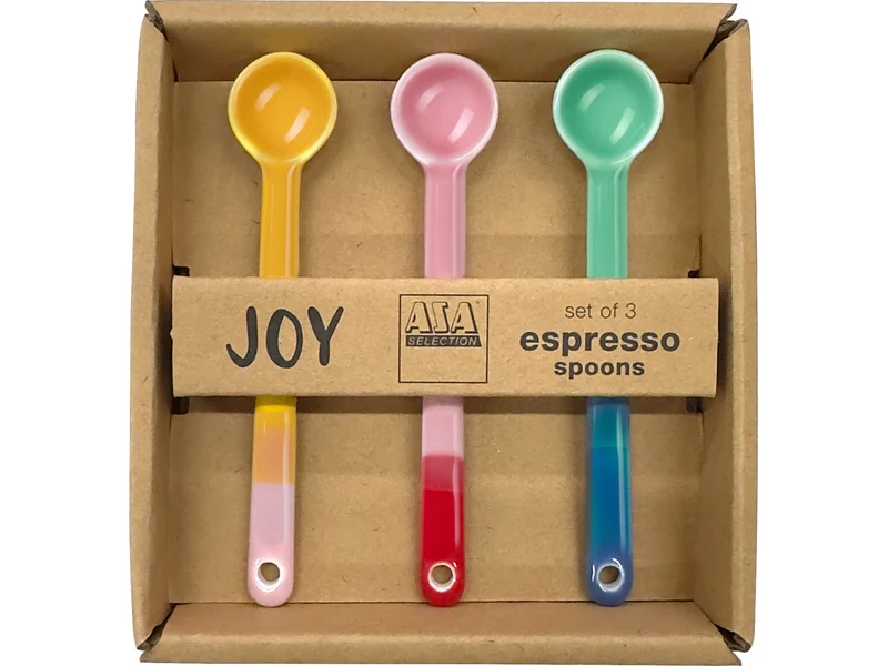 ASA joy Set Löffel smoothie colors 10 cm Set3