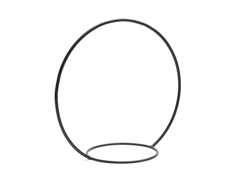 Hängekreis 40cm schwarz