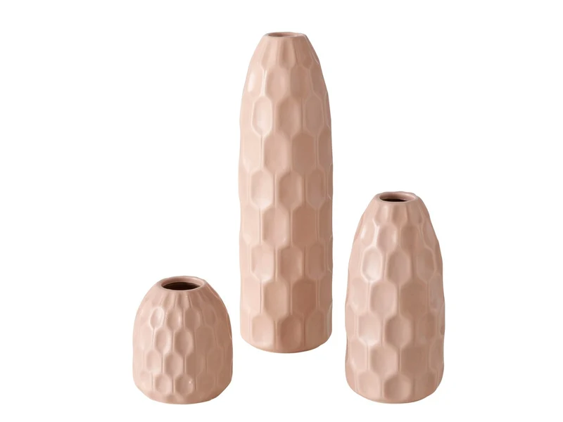 Boltze Simona Vase beige 19 cm (1Stück)
