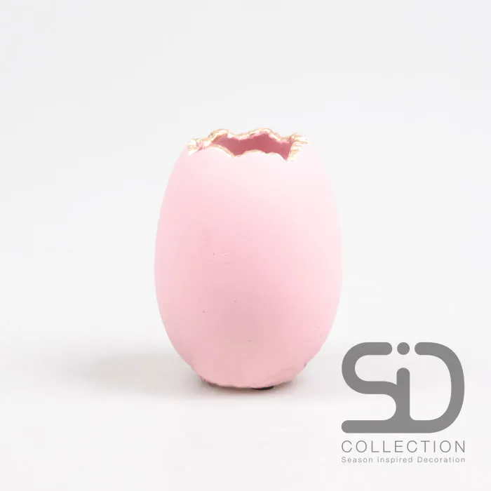 VASE EI ZEMENT 7,5X7,5X10 CM ROSA