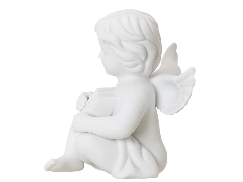 Rosenthal Engel gross Engel mit Geschenk