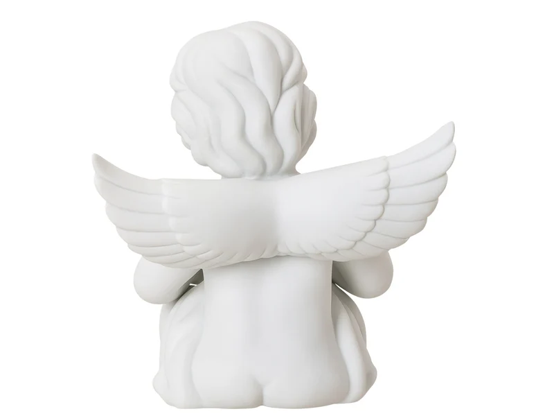 Rosenthal Engel gross Engel mit Geschenk