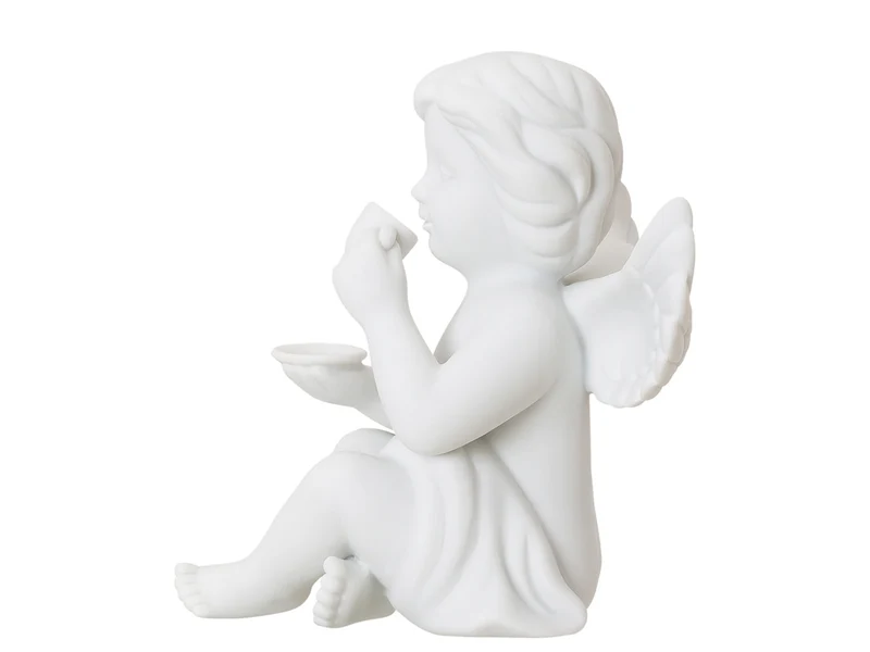 Rosenthal Engel mittel Engel mit Kaffeetasse
