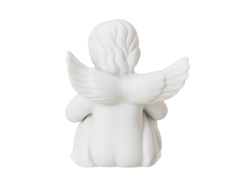 Rosenthal Engel klein Weiss matt Engel mit Geschenk