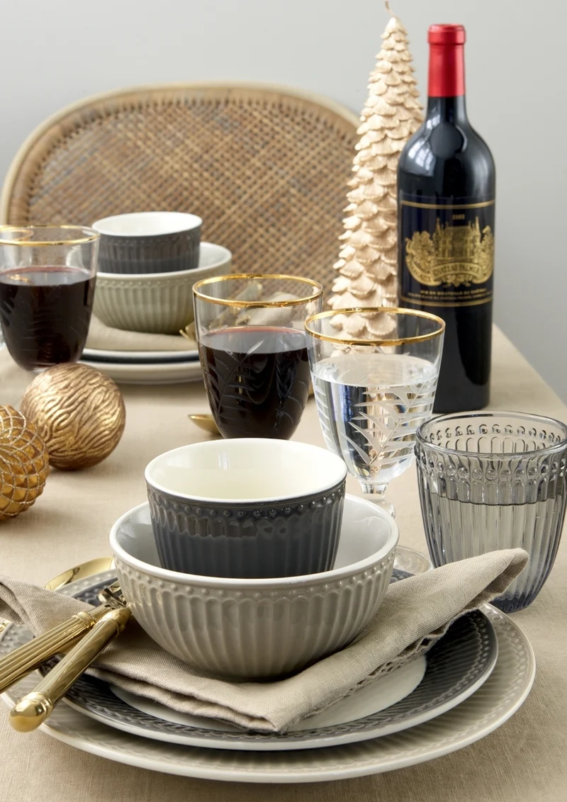 Greengate Alice Müslischale dark chocolate 0,45 l Set6