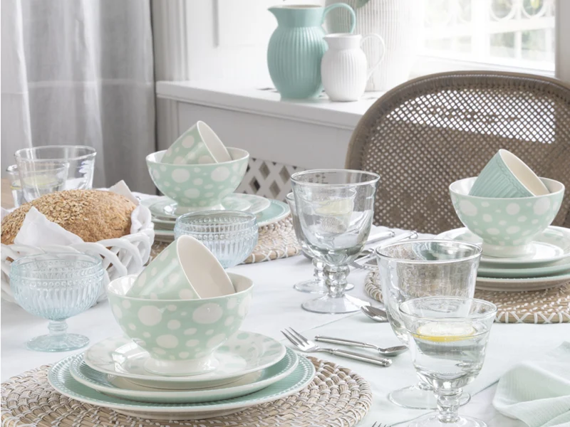 Greengate Neva Teller mint 15cm