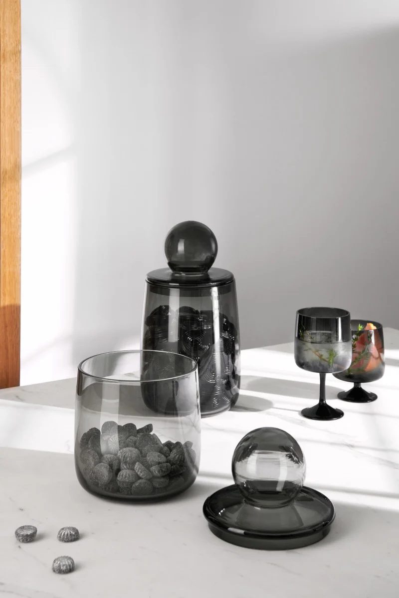 ASA Selection sarabi Dose mit Deckel grau 2l
