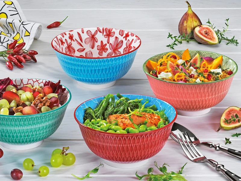 cilio AMICI Bowl Rauten türkis 15,5 cm