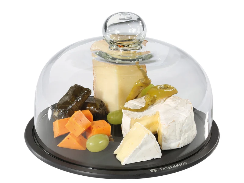 Zassenhaus COMFORT PLUS Käseglocke mit Glasdeckel Ø 23 cm