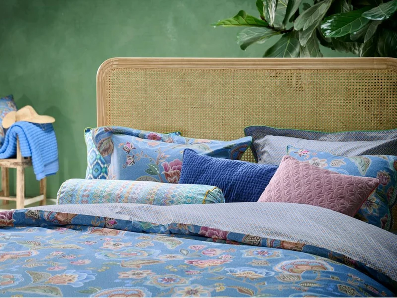 PIP STUDIO Matata Bettwäsche blau 155x220cm (1 Set)