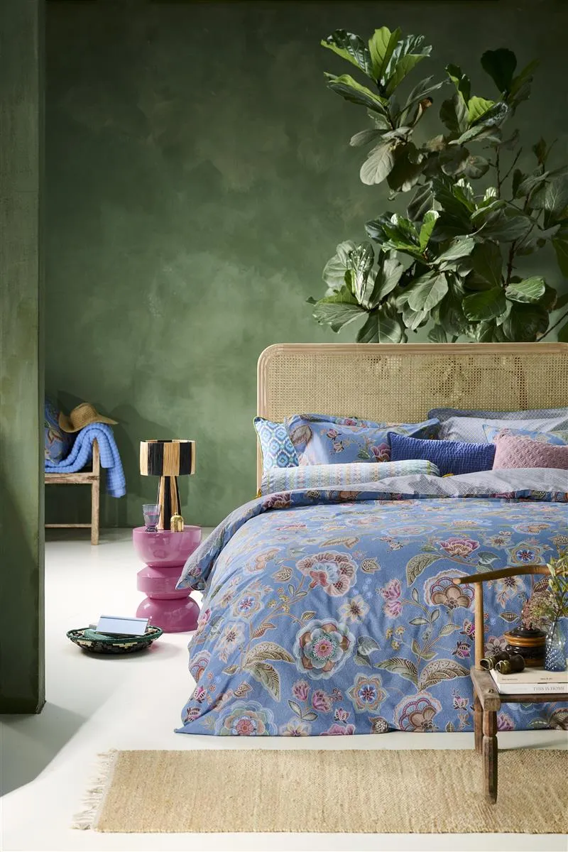 PIP STUDIO Matata Bettwäsche blau 155x220cm (1 Set)