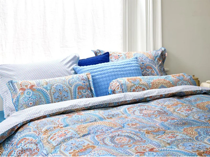 PIP STUDIO Jabali Bettwäsche blau 155x220cm (1 Set)