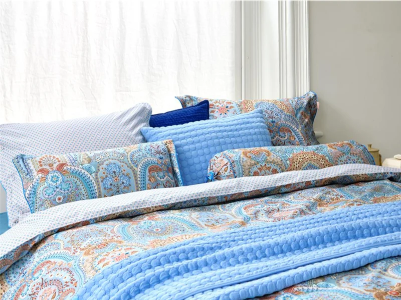 PIP STUDIO Jabali Bettwäsche blau 155x220cm (1 Set)