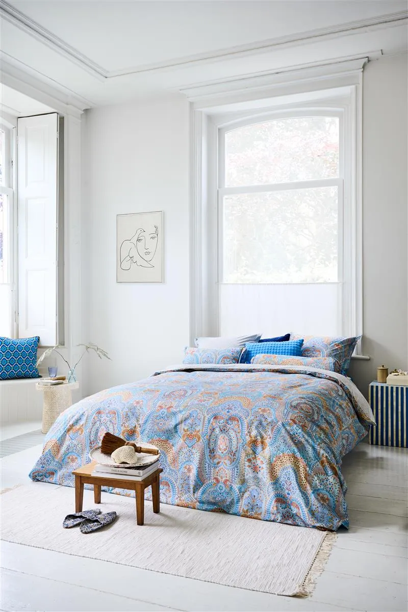 PIP STUDIO Jabali Bettwäsche blau 155x220cm (1 Set)