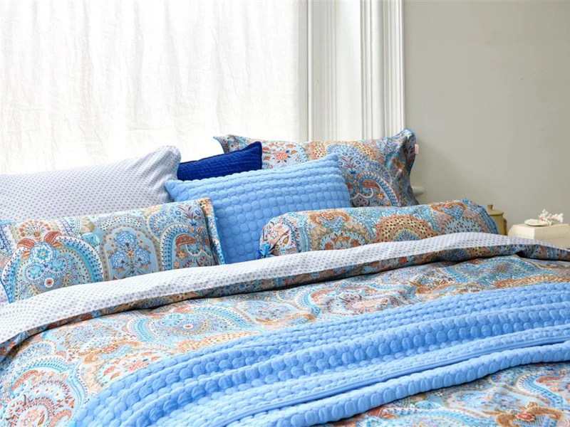 PIP STUDIO Jabali Bettwäsche blau 135x200cm (1 Set)