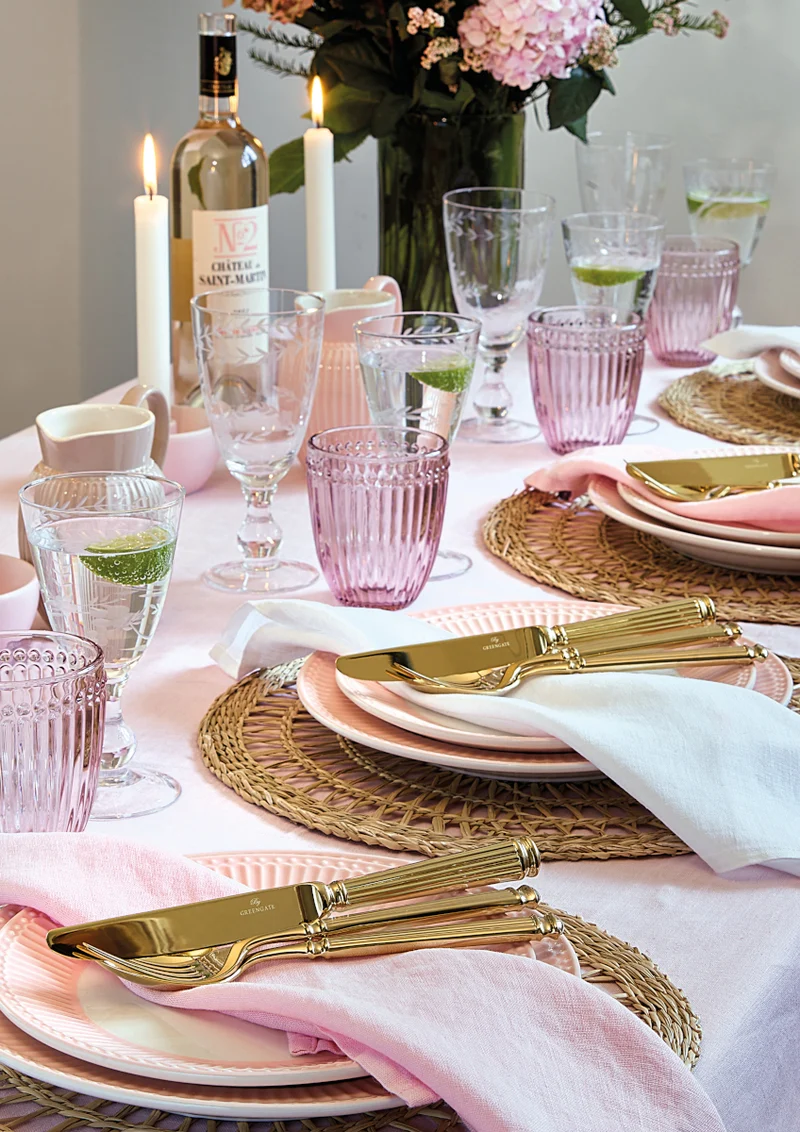 Greengate Alice Becher mit Henkel groß pale pink 0,5l
