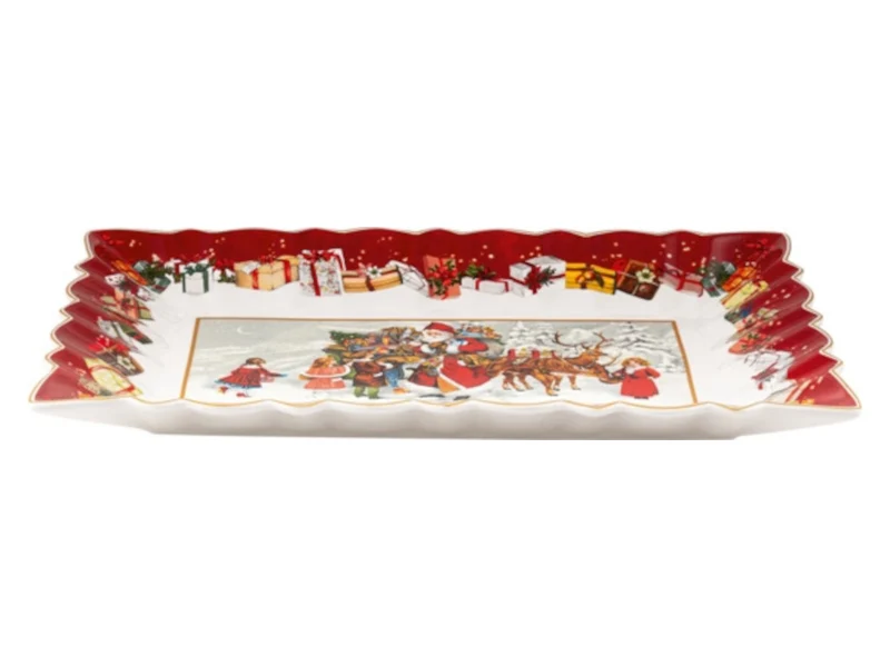 Villeroy & Boch Toy's Fantasy Kuchenplatte eckig Santa und Kinder