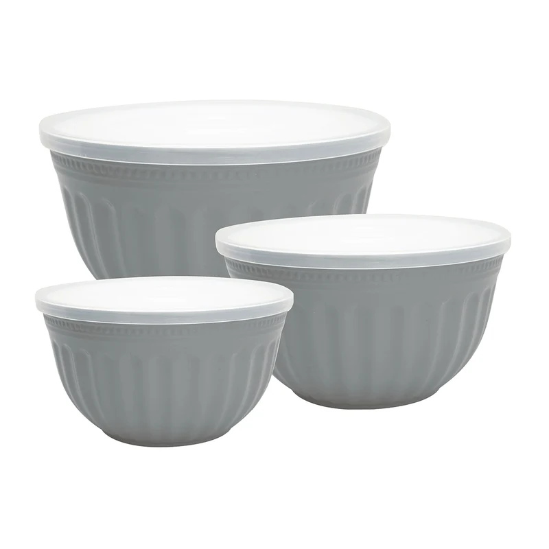 Greengate Alice Schüssel mit Deckel grey Set3