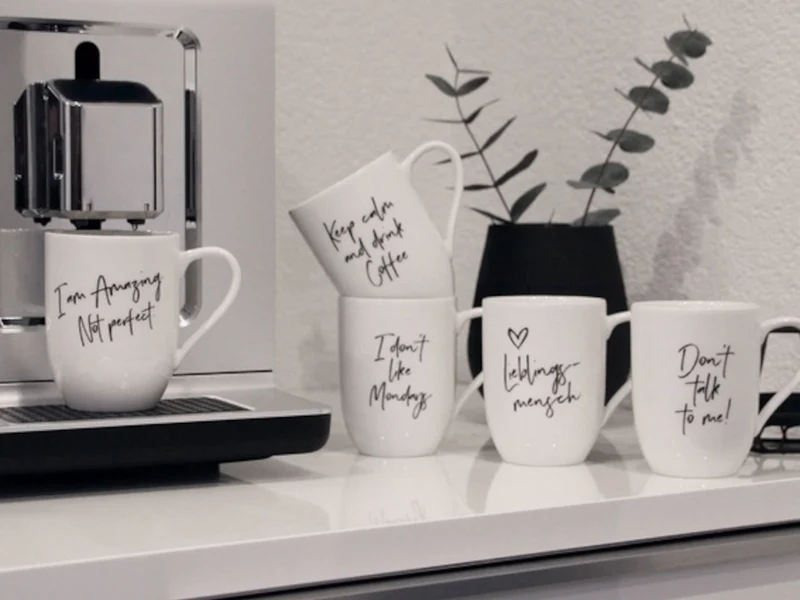 Villeroy & Boch Statement Becher m. Henkel The best is yet 0,34l