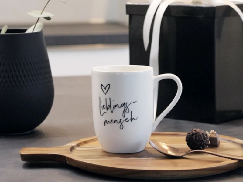 Villeroy & Boch Statement Becher m. Henkel Lieblingsmensch 0,34 l