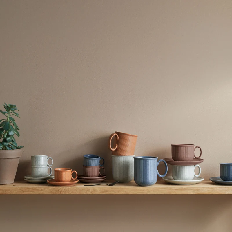 Thomas Clay rust Espresso-Untertasse 12 cm