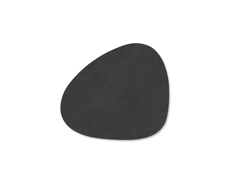 LIND DNA NUPO Untersetzer Curve black 11 x 13 cm