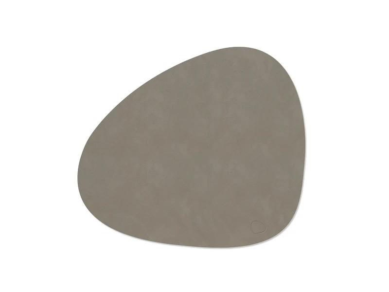 LIND DNA Nupo Tischset Curve L flint grey