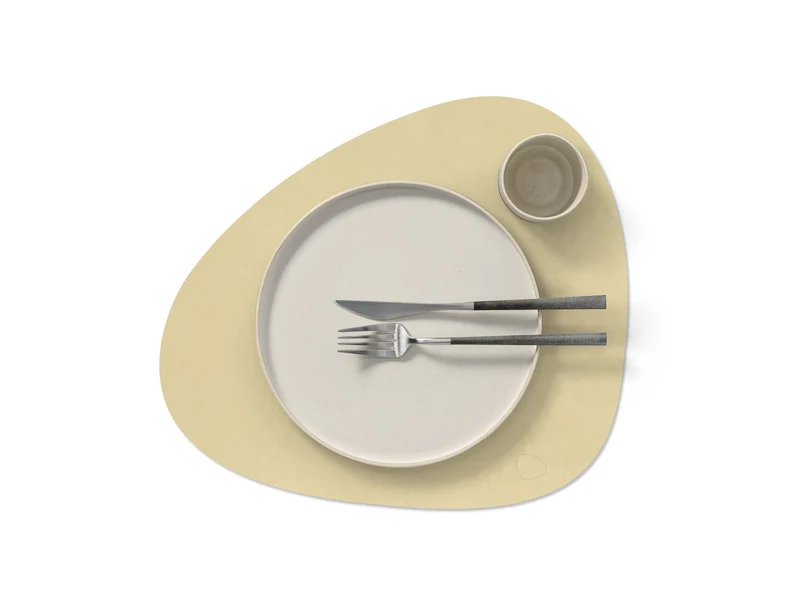 LIND DNA Nupo Tischset Curve L lemon sorbet