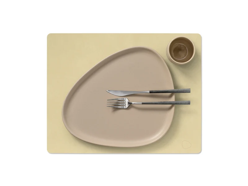 LIND DNA Nupo Tischset Square L lemon sorbet