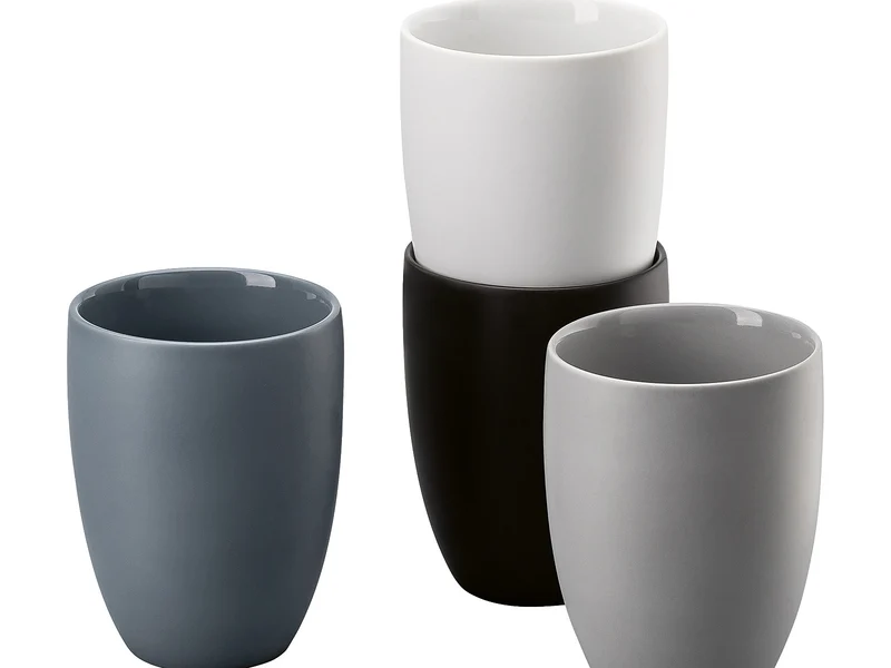 Rosenthal the mug+ Becher doppelwandig silky white 0,3l