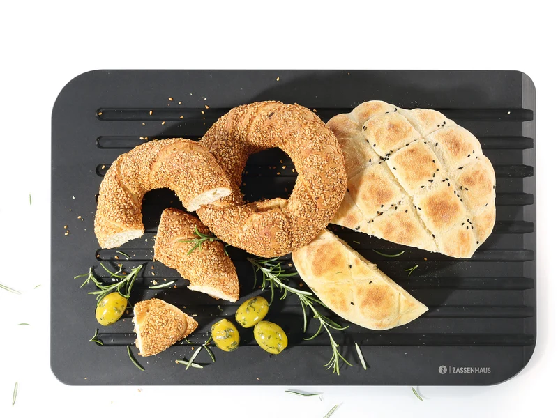 Zassenhaus COMFORT PLUS Brotschneidbrett 42 x 27,5 x 0,9 cm