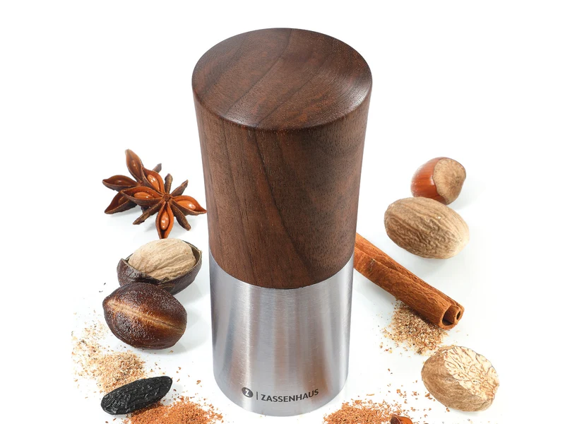 Zassenhaus DUO Gewürzmühle Nussbaum 12 cm