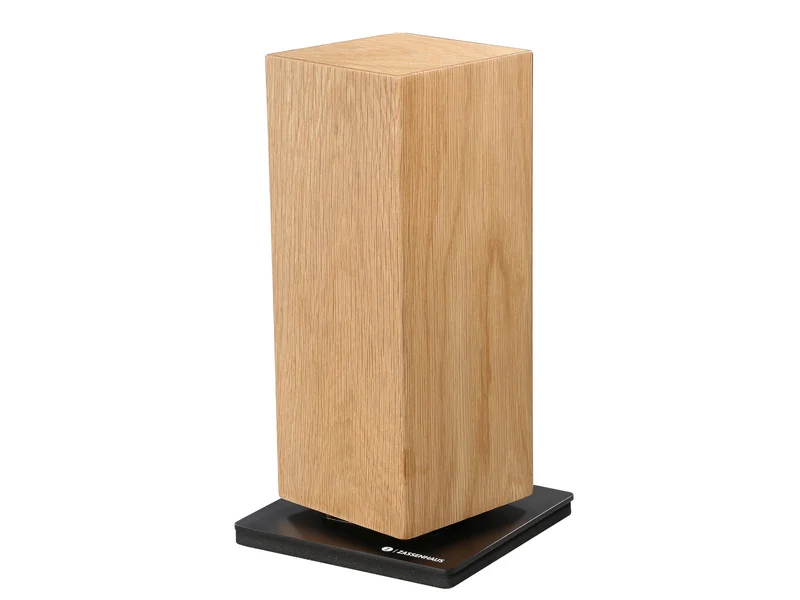 Zassenhaus SPIN Magnet-Messerblock Eiche 13x13x25,5cm