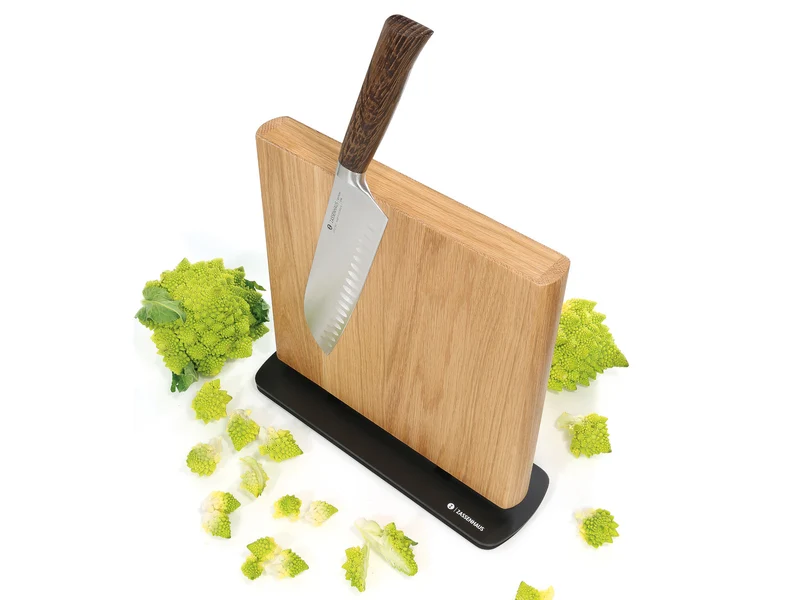 Zassenhaus LOFT Magnet-Messerblock Eiche 28x9x26,5cm