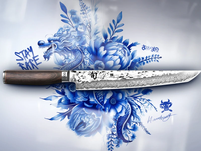 KAI Shun Premier Tim Mälzer Tanto Messer 25cm