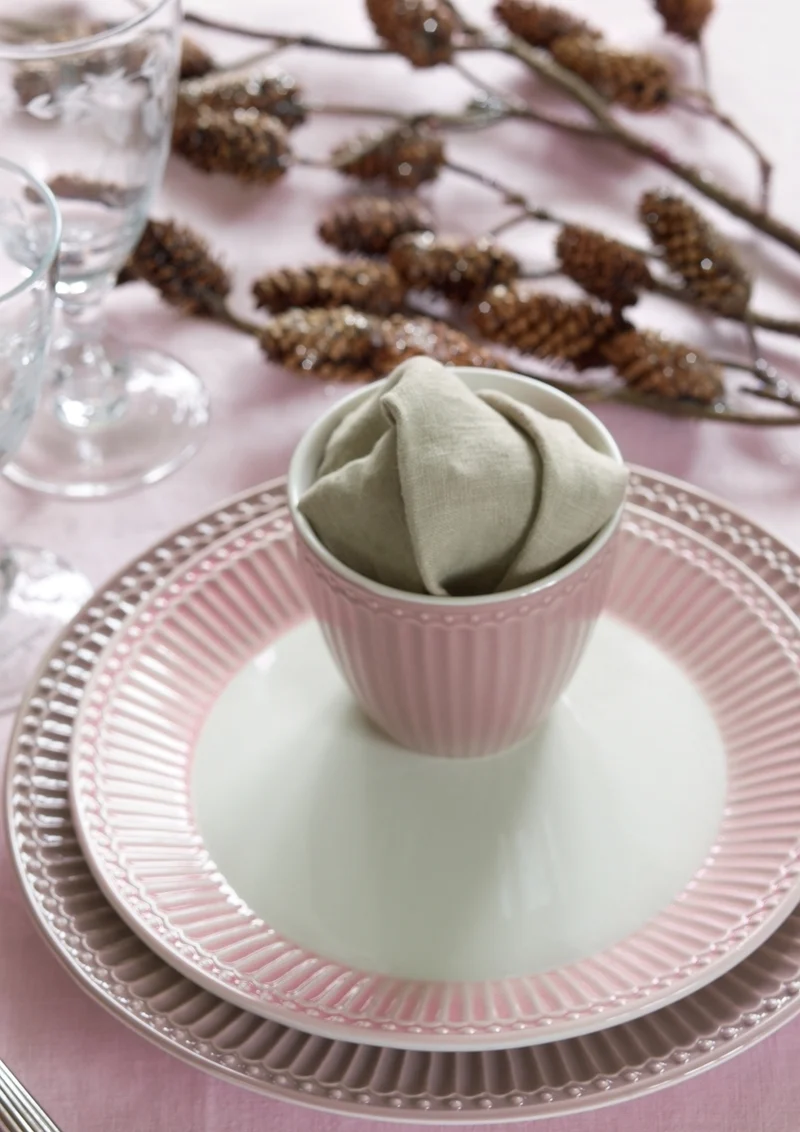 Greengate Alice Eierbecher creamy fudge 6,5cm Set6