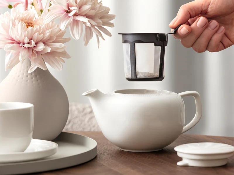 Villeroy & Boch Afina Teekanne mit Deckel und Filter 0,42l