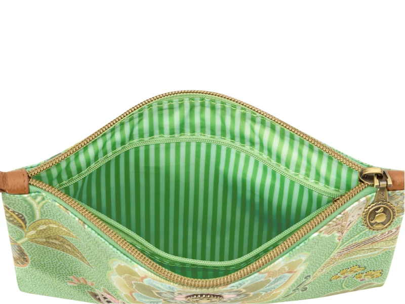 PIP STUDIO Charly Kosmetiktasche flach medium Matata grün 24x1x15.5cm