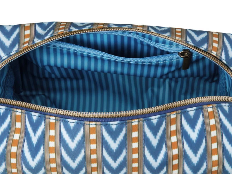 PIP STUDIO Coco Kosmetiktasche medium Samba Stripe blau 21,5x10x10,5cm