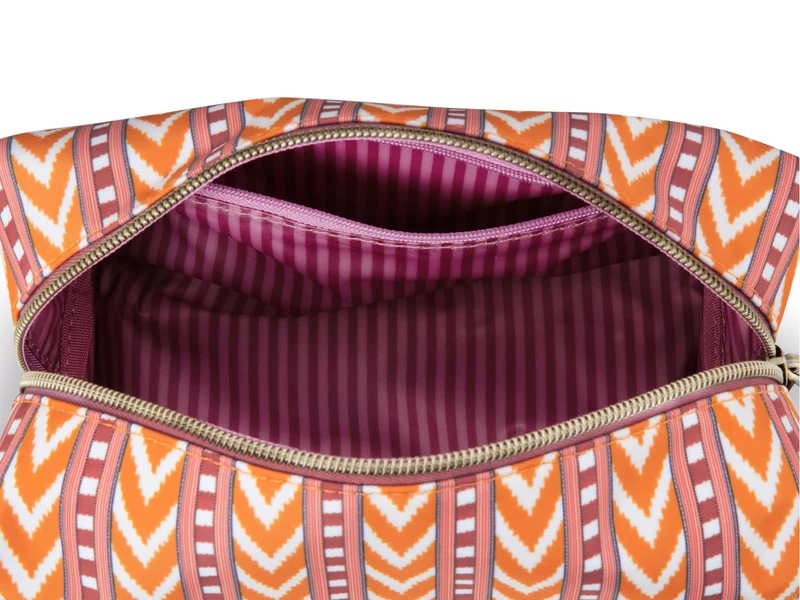 PIP STUDIO Coco Kosmetiktasche medium Samba Stripe orange 21,5x10x10,5cm