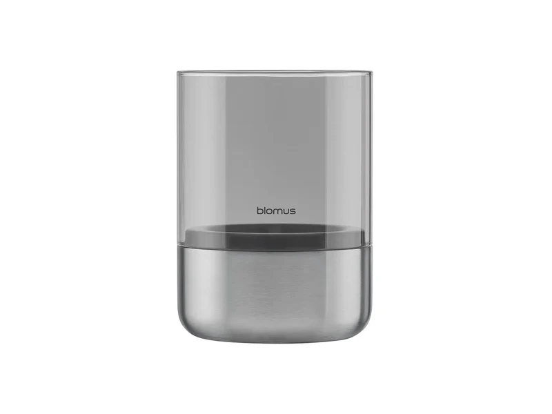 Blomus CALMA Laterne stainless steel matt glass smoke S 14cm