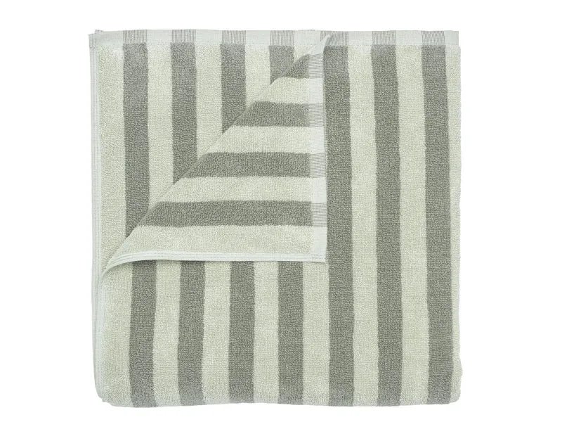 Blomus ARTO Badetuch desert sage/agave green thick stripe 70x140cm