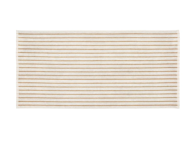 Blomus ARTO Badetuch moonbeam/amber thin stripes 70x140cm