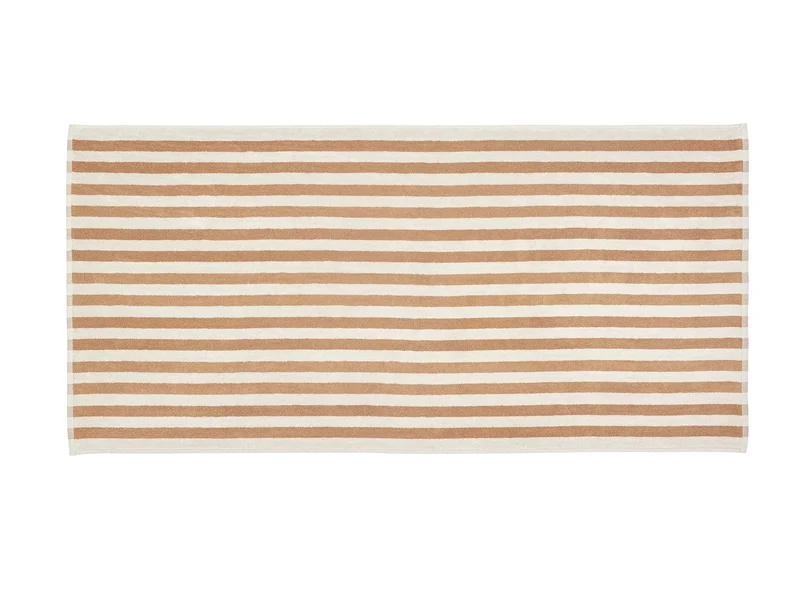 Blomus ARTO Badetuch moonbeam/amber thick stripe 70x140cm