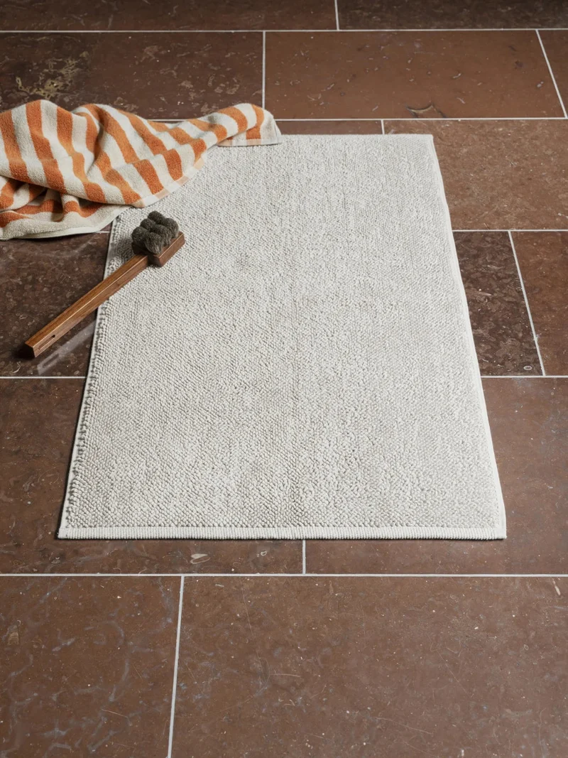 Blomus ARTO Badetuch moonbeam/amber thick stripe 70x140cm