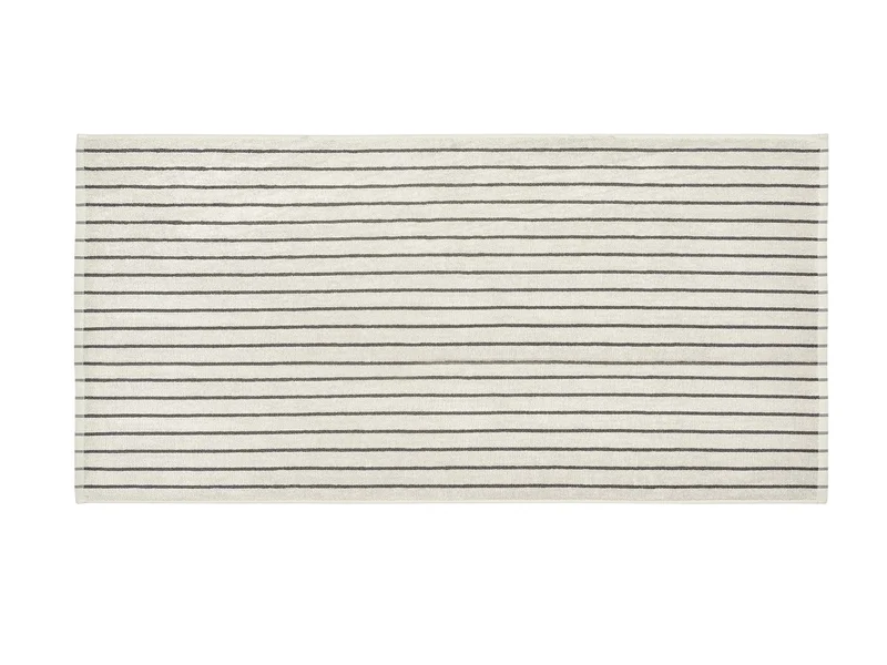 Blomus ARTO Badetuch moonbeam/magnet thin stripes 70x140cm