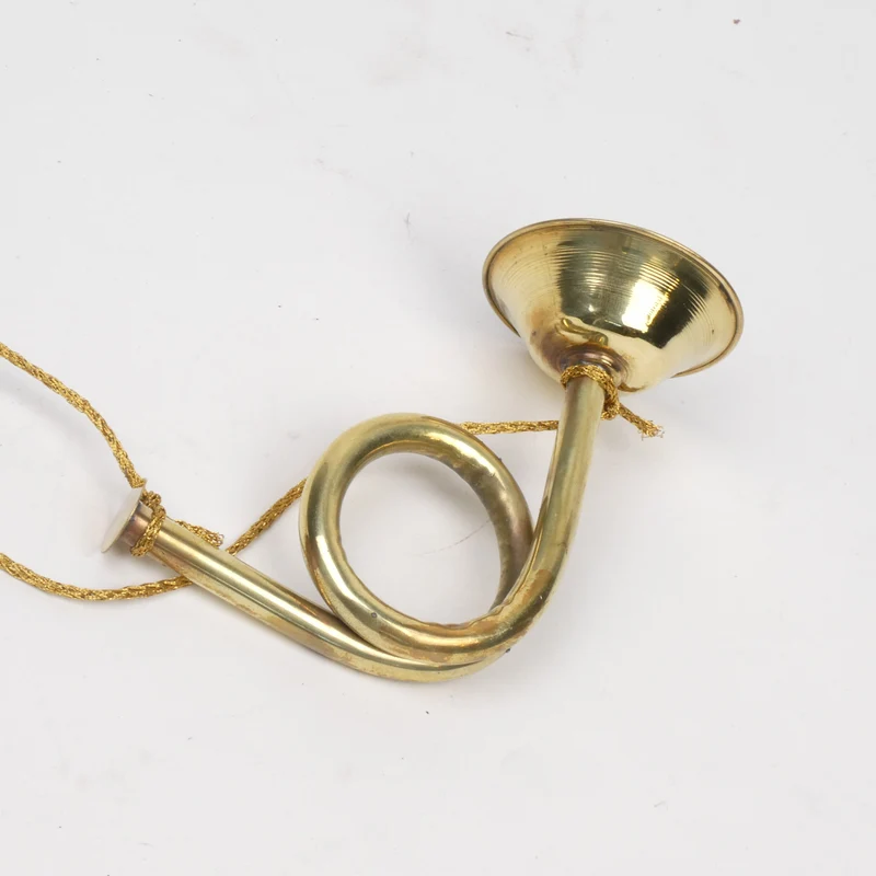 Hängende Trompete aus Messing 11cm