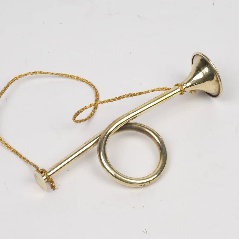 Hängende Trompete aus Messing 15cm